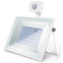 Aigostar - Holofote LED com um sensor LED/50W/230V 4000K IP65 branco