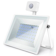 Aigostar - Holofote LED com um sensor LED/50W/230V 6400K IP65 branco