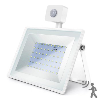 Aigostar - Holofote LED com um sensor LED/50W/230V 6400K IP65 branco