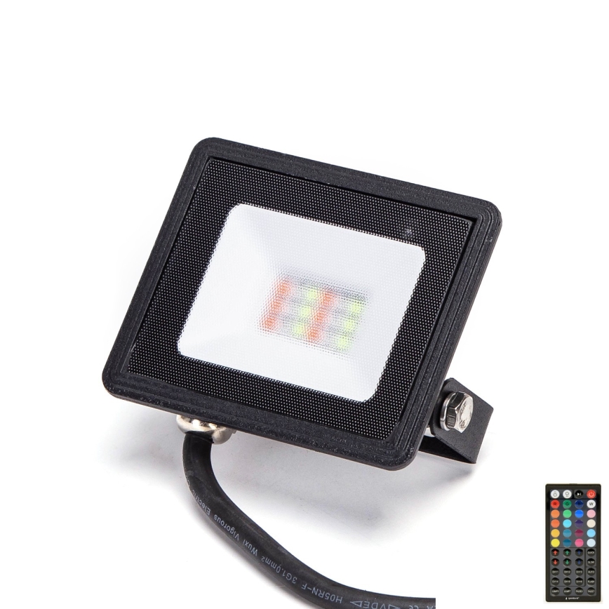 Aigostar - Holofote LED RGB LED/10W/230V IP65 + comando