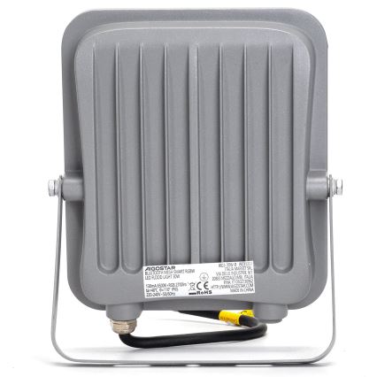 Aigostar - Holofote LED RGBW regulável MESH Inteligente LED/30W/230V 6500K IP65 + comando