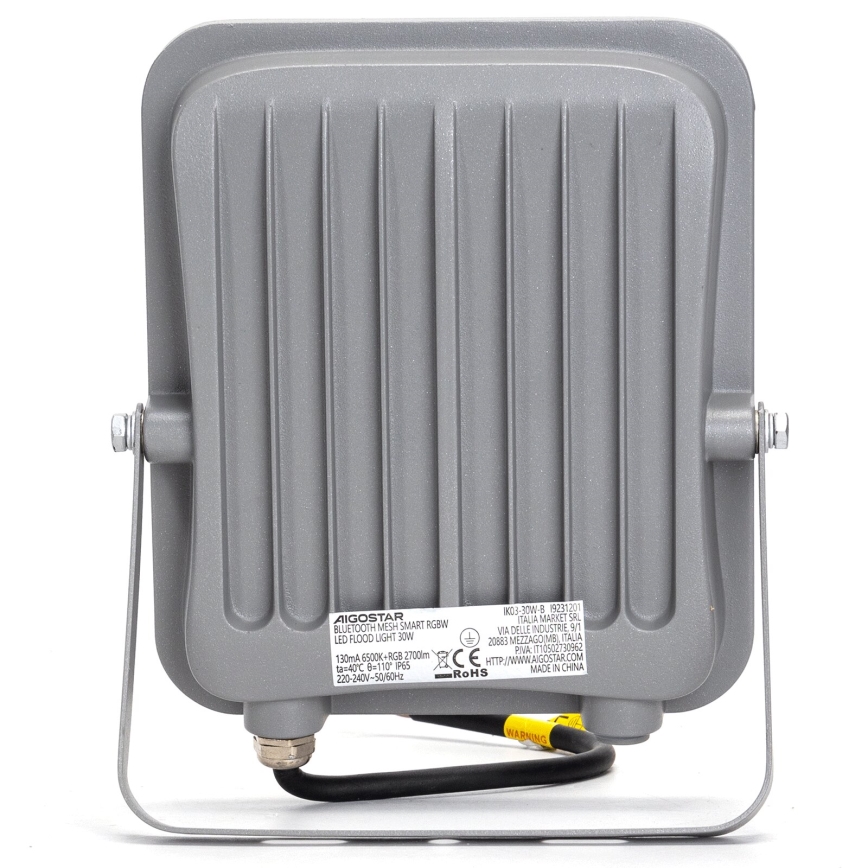 Aigostar - Holofote LED RGBW regulável MESH Inteligente LED/30W/230V 6500K IP65 + comando