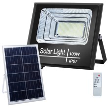 Aigostar - Holofote solar LED com regulação LED/100W/3,2V IP67 + CR
