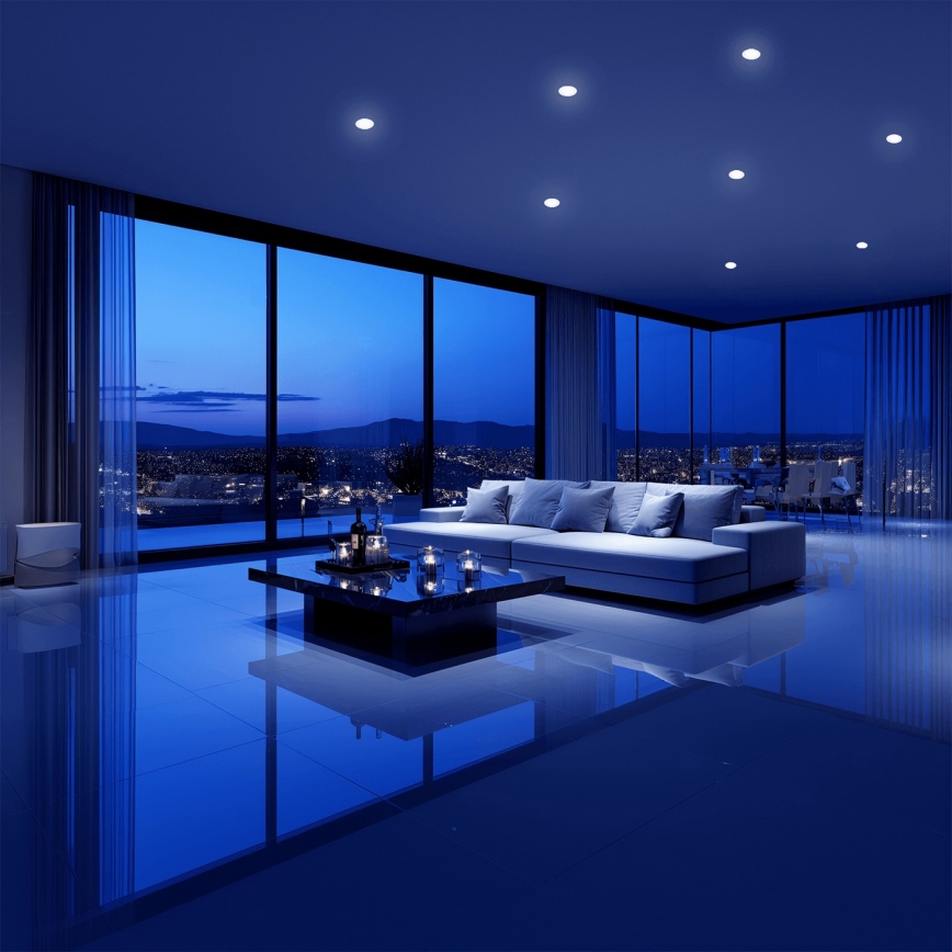 Aigostar - Foco de encastrar LED RGBW para casa de banho com regulação MESH Inteligente LED/6W/230V 2700-6500K IP44