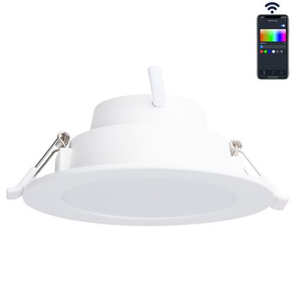 Aigostar - Foco de encastrar LED RGBW para casa de banho com regulação MESH Inteligente LED/9W/230V 2700-6500K IP44