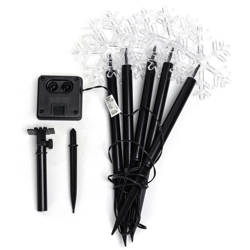 Aigostar - Iluminação de Natal LED solar LED/0,054W/1,2V 1m 800 mAh IP65 branco frio