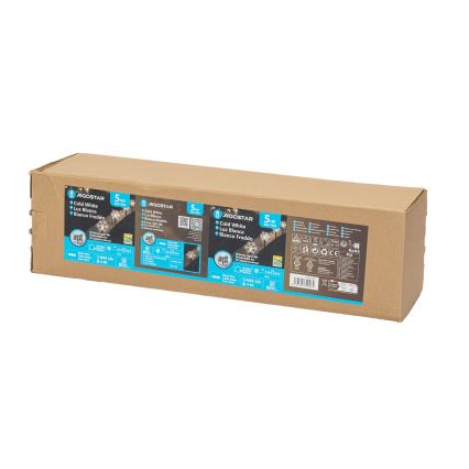 Aigostar - Iluminação de Natal LED solar LED/0,054W/1,2V 1m 800 mAh IP65 branco frio