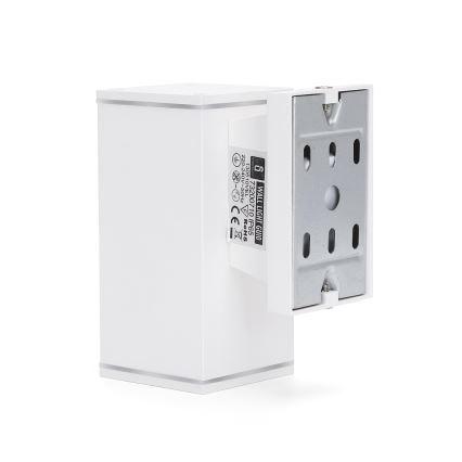 Aigostar - Iluminação de parede exterior 1xGU10/230V branco IP65 angular