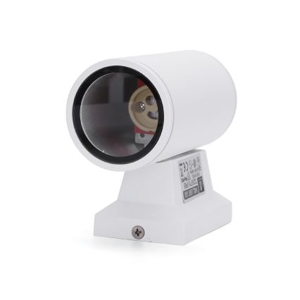 Aigostar - Iluminação de parede exterior 1xGU10/230V branco IP65 redondo