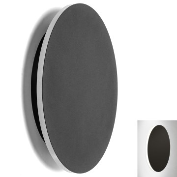 Aigostar - Iluminação de parede LED LED/12W/230V 6500K 25 cm preto