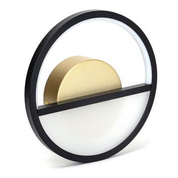 Aigostar - Iluminação de parede LED LED/13,5W/230V 6500K preto/dourado