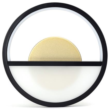 Aigostar - Iluminação de parede LED LED/13,5W/230V 6500K preto/dourado