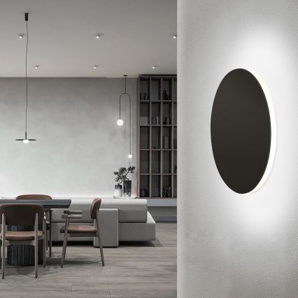 Aigostar - Iluminação de parede LED LED/6,5W/230V 6500K 18 cm preto