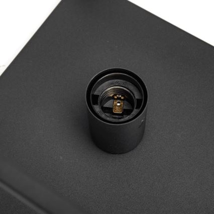 Aigostar - Iluminação de teto 1xE27/40W/230V preto