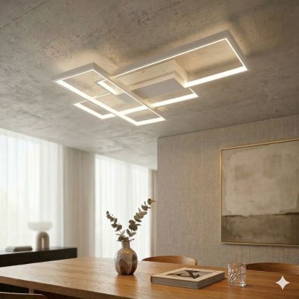 Aigostar - Iluminação de teto LED com regulação LED/38W/230V 2700-6500K + comando