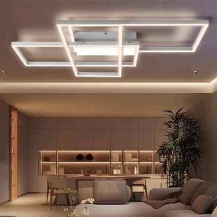 Aigostar - Iluminação de teto LED com regulação LED/38W/230V 2700-6500K + comando