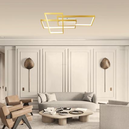 Aigostar - Iluminação de teto LED com regulação LED/38W/230V 2700-6500K + comando
