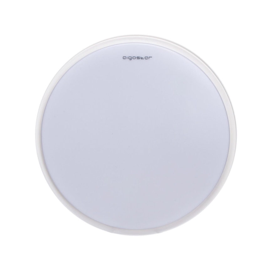 Aigostar - Iluminação de teto LED LED/12W/230V 3000K d. 23 cm branco