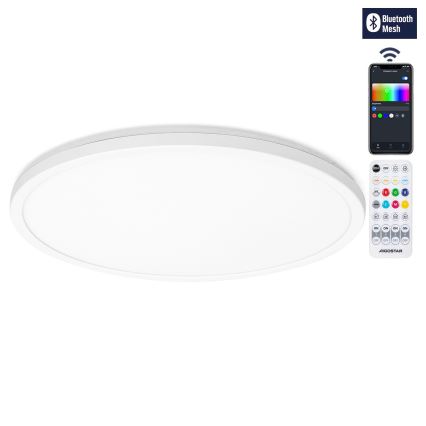 Aigostar - Iluminação de teto LED RGBW com regulação MESH LED/36W/230V 3000-6500K branco + controlo remoto