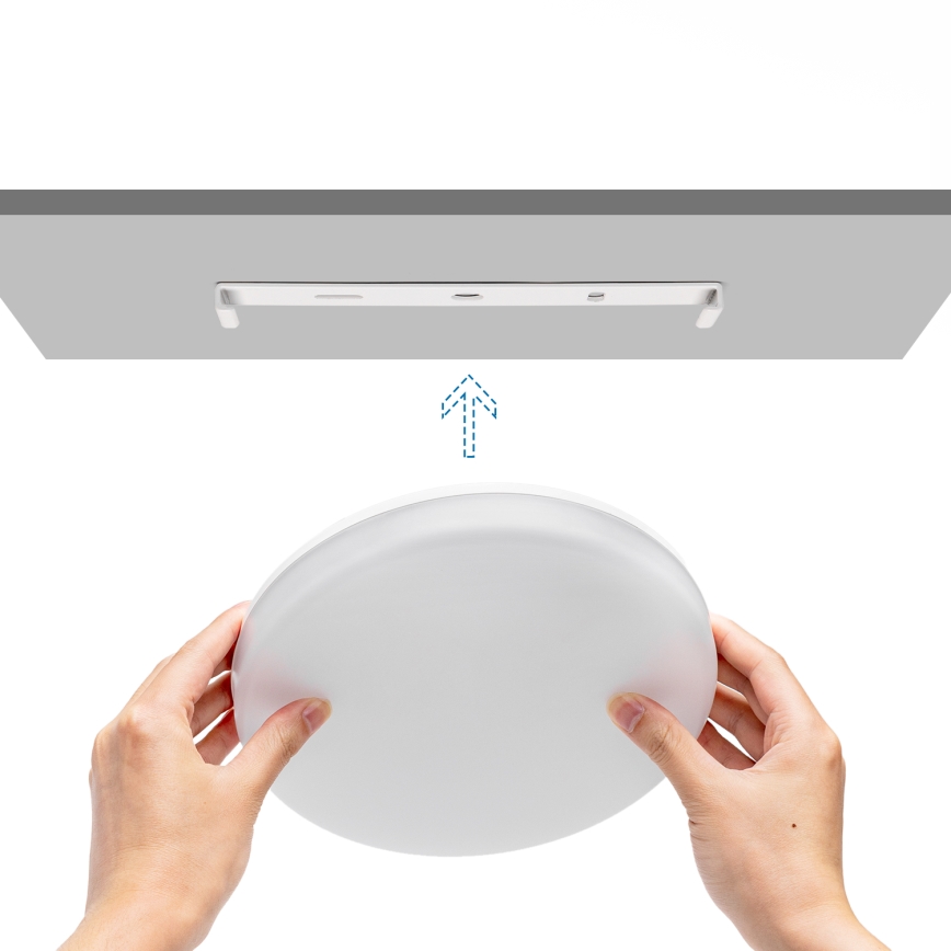 Aigostar - Iluminação de teto para casa de banho LED LED/18W/230V 4000K IP54