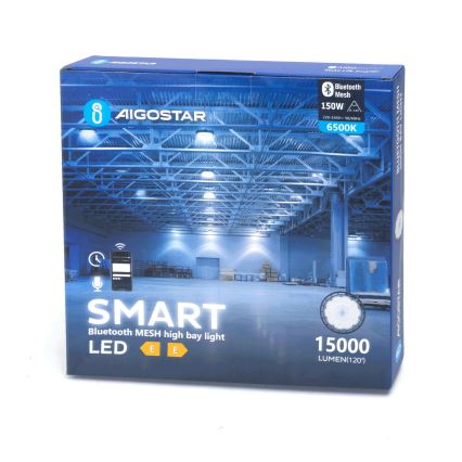Aigostar - Luz industrial de exterior LED regulável MESH High Bay LED/150W/230V 6500K IP65