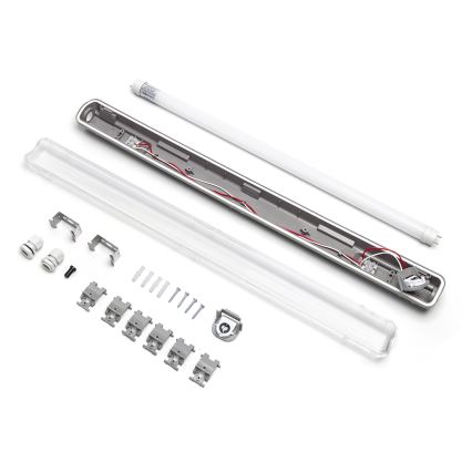 Aigostar - Iluminação industrial fluorescente LED 1xG13/9W/230V 4000K 66,6 cm IP65