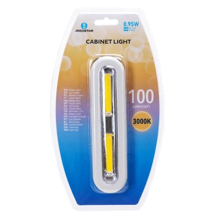Aigostar - Iluminação LED para armário LED/3xAAA 3000K branca
