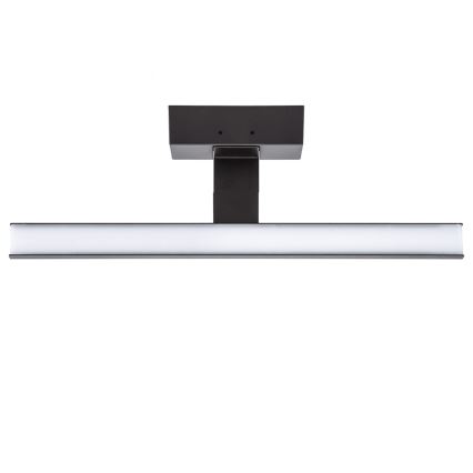 Aigostar - Iluminação LED para espelho de casa de banho, 8 W, 230 V, 4000 K, 40 cm, IP44, preta