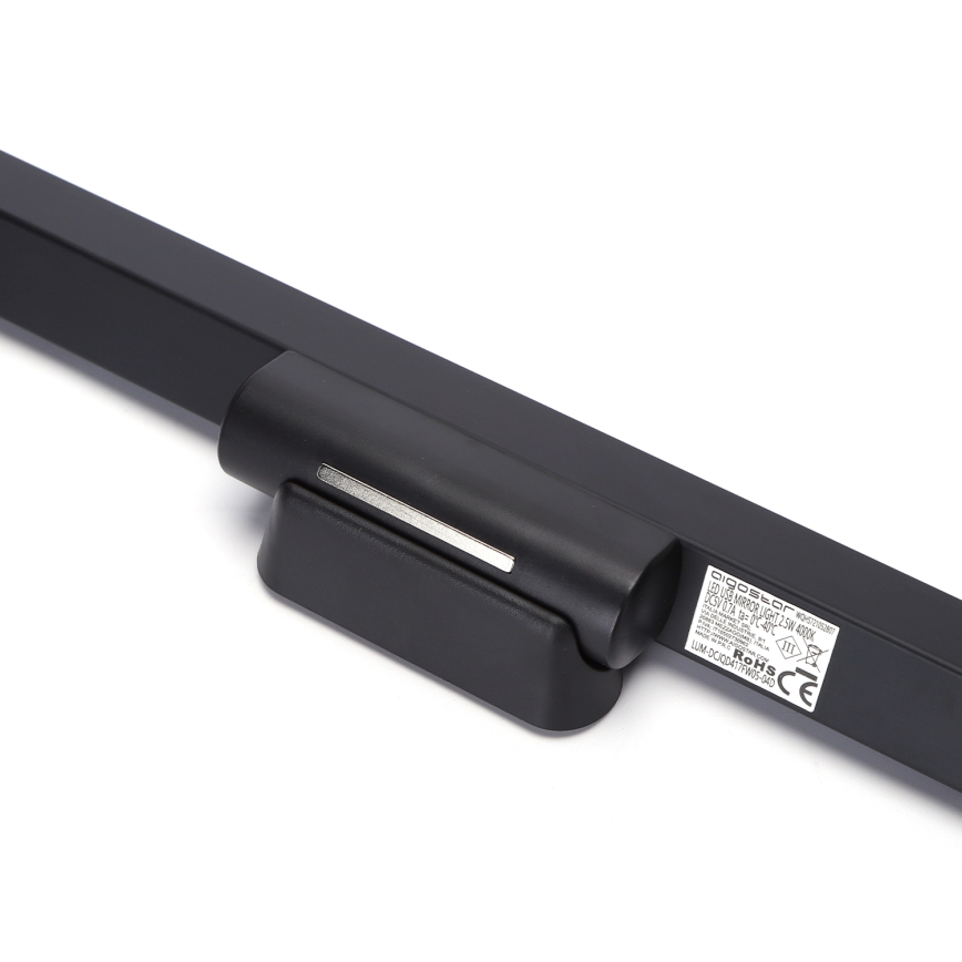 Aigostar - Iluminação LED regulável e recarregável para espelho/LED/2,9W/5V 2000 mAh