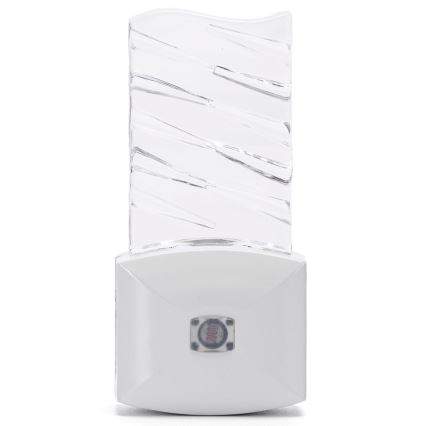 Aigostar - Luz noturna LED com sensor de anoitecer LED/0,2W/230V 3000K