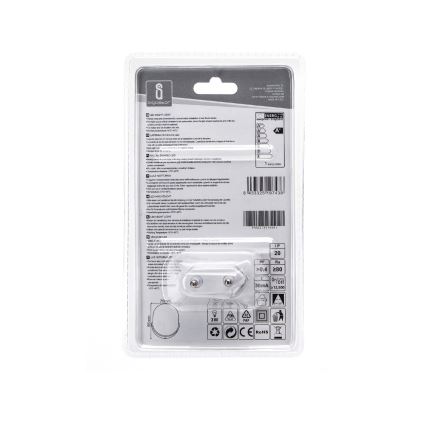 Aigostar - Iluminação noturna LED com sensor LED/1W/230V 6500K oval