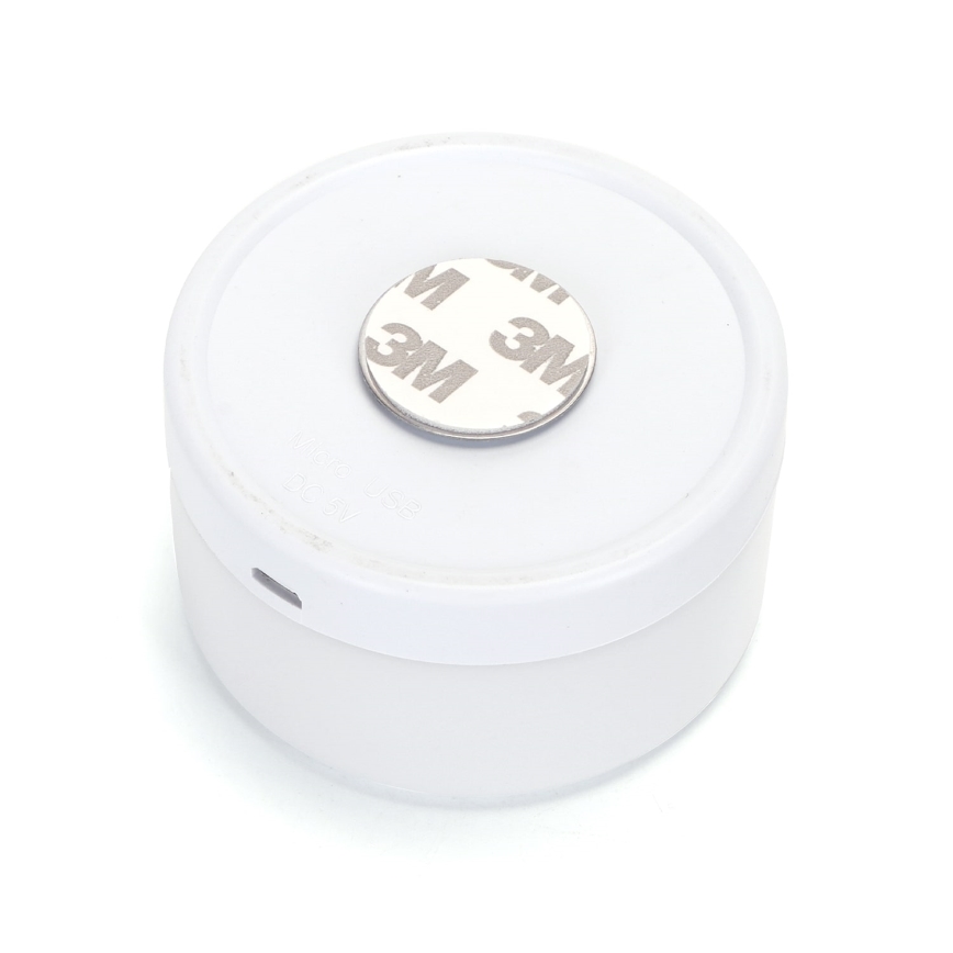 Aigostar - Iluminação portátil de noite com regulação LED LED/1W/5V 6500K+ USB