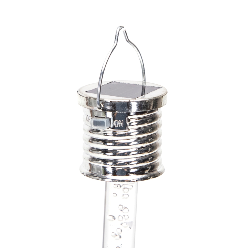 Aigostar - Iluminação solar LED LED/0,006W/1,2V cromado 40 mAh 6500K IP44