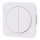 Aigostar - Interruptor duplo com moldura n.º 6+6 branco