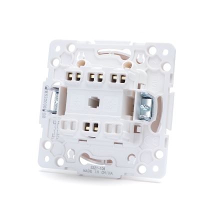 Aigostar - Interruptor duplo sem moldura n.º 5 branco