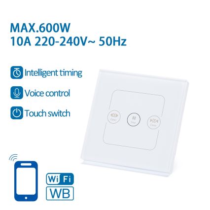 Aigostar - Interruptor inteligente para controlo de estores 230V Wi-Fi Tuya