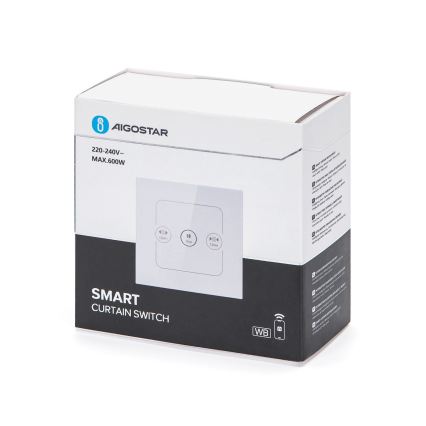 Aigostar - Interruptor inteligente para controlo de estores 230V Wi-Fi Tuya