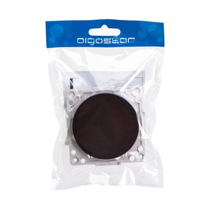Aigostar - Interruptor intermédio sem moldura n.º 7, preto