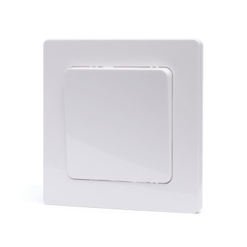 Aigostar - Interruptor simples com moldura č. 1 branco