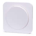 Aigostar - Interruptor simples com moldura n.º 5 branco