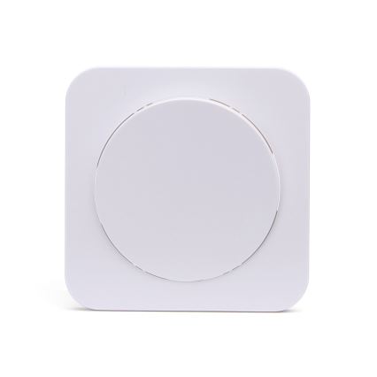 Aigostar - Interruptor simples com moldura n.º 5 branco