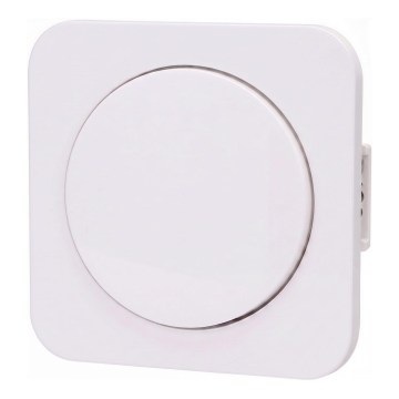 Aigostar - Interruptor simples com moldura n.º 6, branco