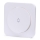 Aigostar - Interruptor simples para campainha com moldura, branco