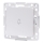 Aigostar - Interruptor simples sem moldura para campainha, branco