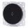 Aigostar - Interruptor simples sem moldura para campainha, preto