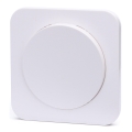 Aigostar - Interruptor unipolar com moldura n.º 1, branco