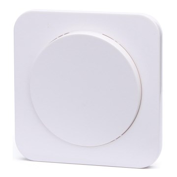 Aigostar - Interruptor unipolar com moldura n.º 1, branco