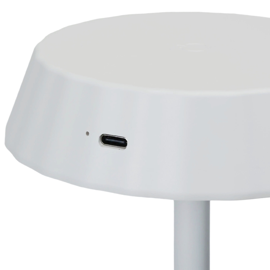 Aigostar - Lâmpada de mesa dimerizável AMBIENT LED/2,4W/5V 3000-6500K branca