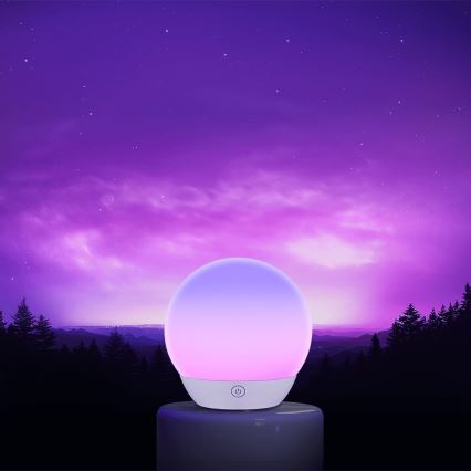 Aigostar - Candeeiro de mesa regulável LED RGBW LED/5,5W/5V Wi-Fi + controlo remoto