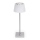 Aigostar - Lâmpada de mesa recarregável LED RGBW exterior regulável LED/4W/5V 3600mAh branco/cromado fosco IP54